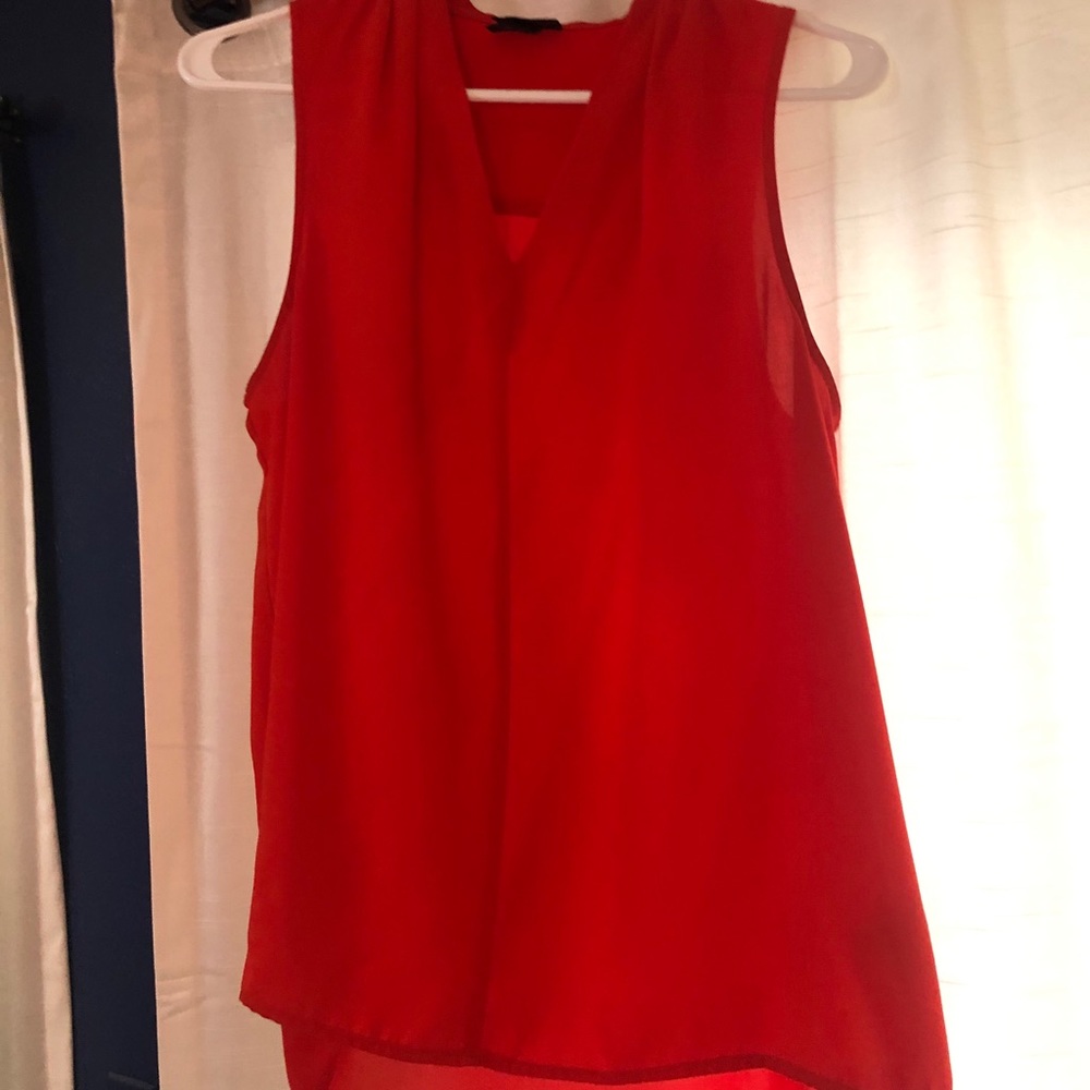 Red blouse